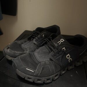 On Running Cloud Athletic Shoes - Black